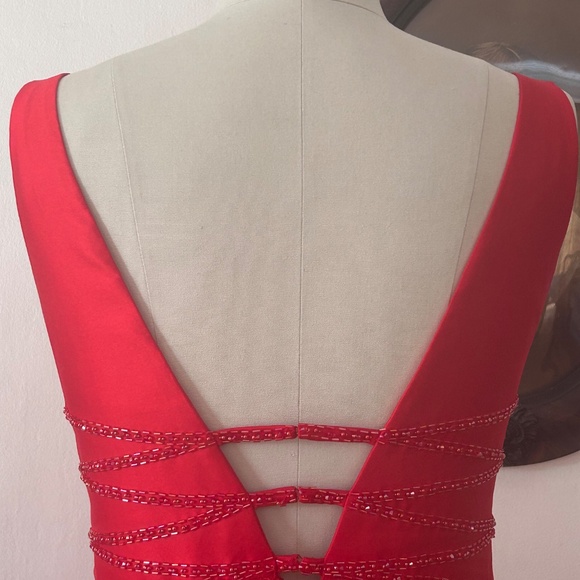 Ellie Wilde Mon Cheri Beaded Sequinned Prom - Picture 5 of 7